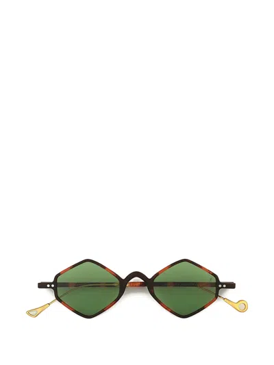 Eyepetizer Duomo Geometric-frame Sunglasses In 브라운