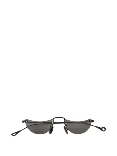 Eyepetizer Eclissi Geometric-frame Sunglasses In Black