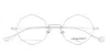 Eyepetizer Eiffel Men's Glasses, Silver, Size 49 In Silver