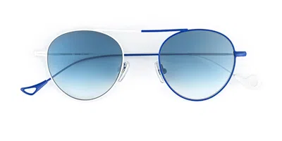 Eyepetizer En C.19-12f Men's Sunglasses Blue Size 48 In Multi