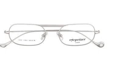 Eyepetizer Eric Men's Glasses, Silver, Size 52