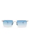 Eyepetizer Etherege Sunglasses In Silver