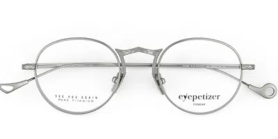 Eyepetizer Febe Men's Glasses, Gunmetal, Size 47 In Gray