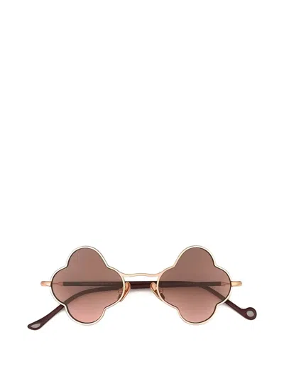 Eyepetizer Fiore Geometric-frame Sunglasses In Red