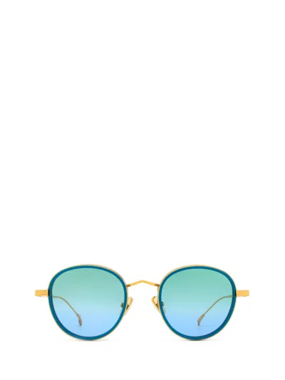 Eyepetizer Flame Petrol Blue Matt Sunglasses