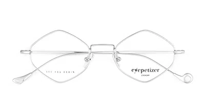 Eyepetizer Flore Men's Glasses, Silver, Size 49