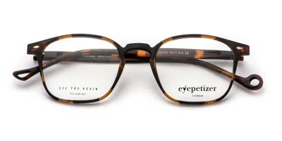 Eyepetizer Francis Men's Glasses, Tortoiseshell, Size 43 In Brown