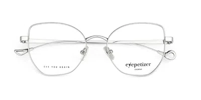 Eyepetizer Frida Women's Glasses, Silver, Size 53