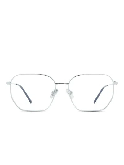 Eyepetizer Brille Mit Geometrischem Gestell In Silver
