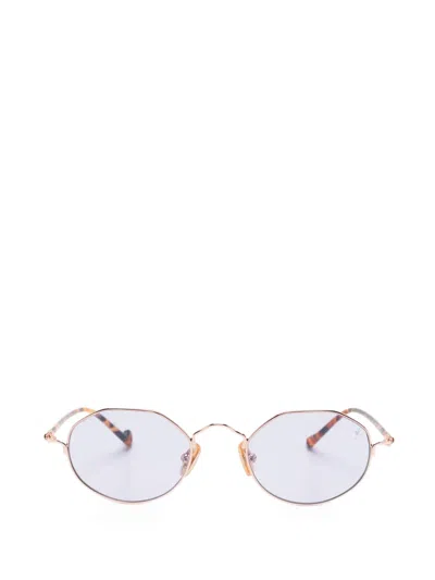 Eyepetizer Geometric Frame Sunglasses In Gold
