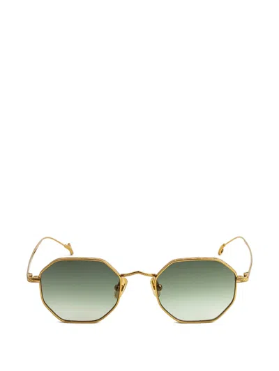 Eyepetizer Geometric-frame Sunglasses In Gold