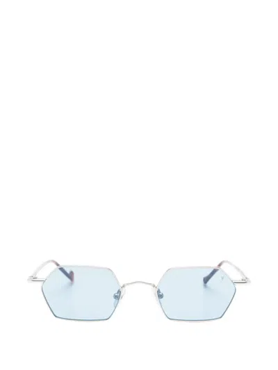 Eyepetizer Geometric-frame Sunglasses In Silver