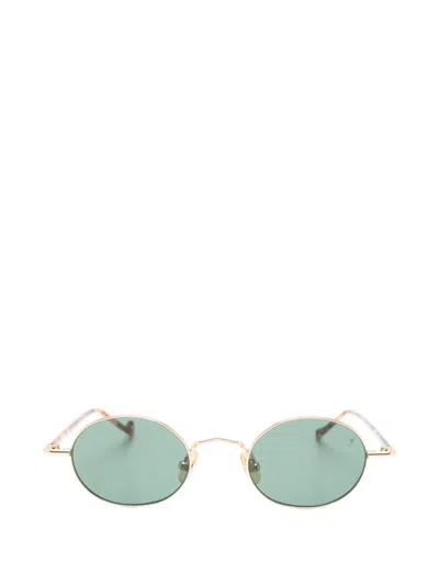 Eyepetizer Ginger Oval-frame Sunglasses In Gold