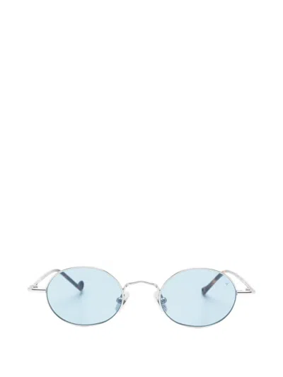 Eyepetizer Ginger Oval-frame Sunglasses In Silver