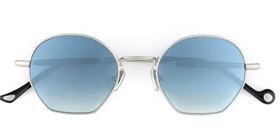 Eyepetizer Guimet C.1-a-26f Men's Sunglasses Silver Size 49 In Multi