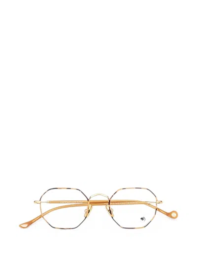 Eyepetizer Haji Geometric-frame Glasses In Gold