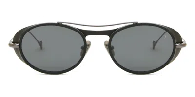 Eyepetizer Helen C.a-3-7 Men's Sunglasses Black Size 50
