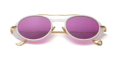 Eyepetizer Helen C.l-4-3 Men's Sunglasses Grey Size 47