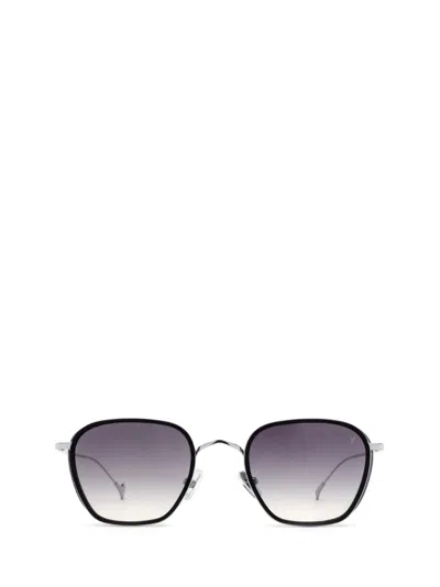 Eyepetizer Honore Transparent Blue Sunglasses In Black