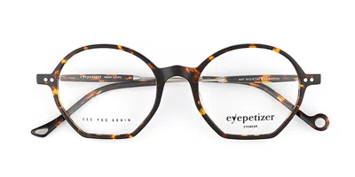 Eyepetizer Huit Men's Glasses, Tortoiseshell, Size 49 In Brown