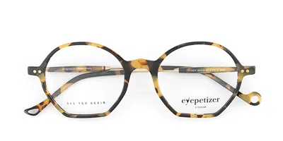 Eyepetizer Huit Men's Glasses, Tortoiseshell, Size 49 In Brown