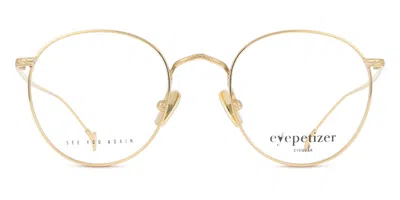 Eyepetizer Jockey Men's Glasses, Gold, Size 49