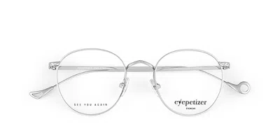 Eyepetizer Jockey Men's Glasses, Silver, Size 49