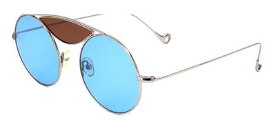 Eyepetizer John C.1-8-2 Men's Sunglasses Silver Size 49