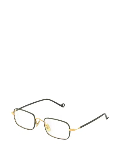 Eyepetizer Kampong Rectangle-frame Glasses In Green