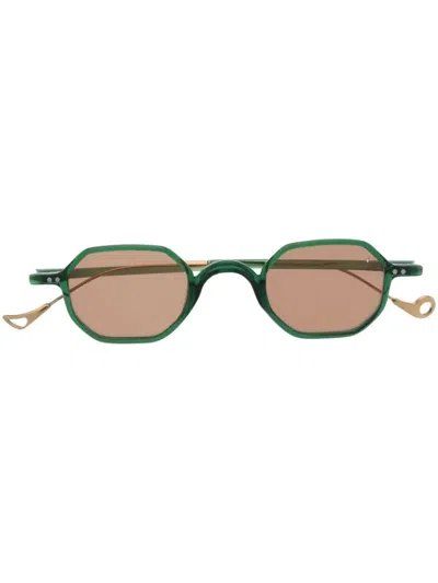 Eyepetizer Lauren Sunglasses In Green