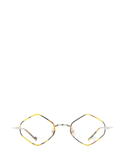 Eyepetizer Leopard Geometric-frame Glasses