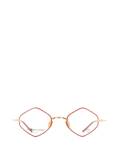 Eyepetizer Leopard Geometric-frame Glasses