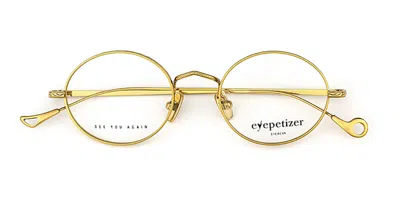 Eyepetizer Llenya Men's Glasses, Gold, Size 48