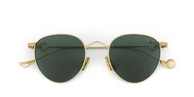 Eyepetizer Lune C.4-40 Men's Sunglasses Gold Size 49