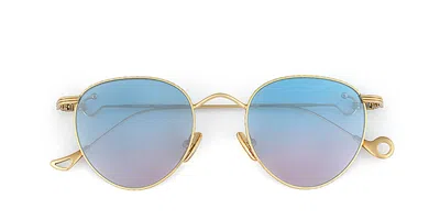 Eyepetizer Lune C.4-42f Men's Sunglasses Gold Size 49