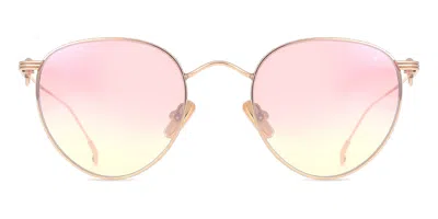 Eyepetizer Lune C.9-22f Men's Sunglasses Gold Size 49