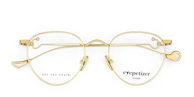 Eyepetizer Lune Men's Glasses, Gold, Size 49