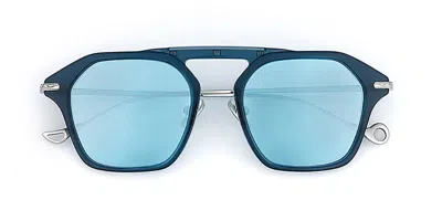 Eyepetizer Martin C.p/p-1-2f Men's Sunglasses Blue Size 50