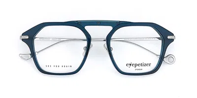 Eyepetizer Martin Men's Glasses, Blue, Size 50