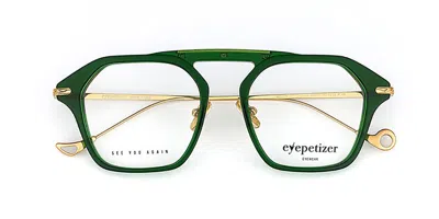 Eyepetizer Martin Men's Glasses, Green, Size 50