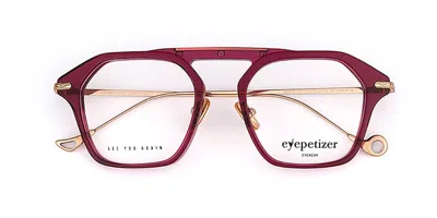 Eyepetizer Martin Men's Glasses, Red, Size 50