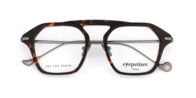 Eyepetizer Martin Men's Glasses, Tortoiseshell, Size 50