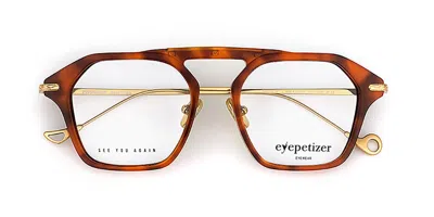Eyepetizer Martin Men's Glasses, Tortoiseshell, Size 50