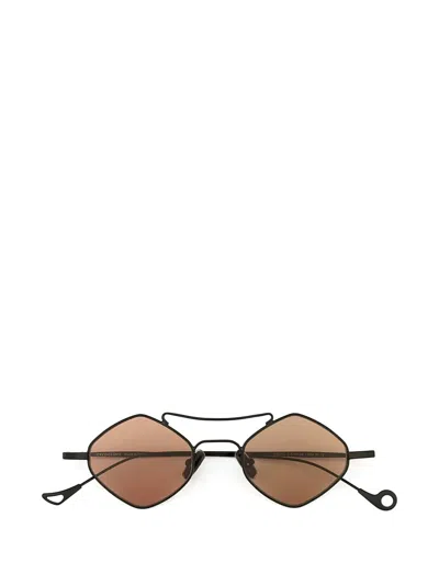 Eyepetizer Medici Geometric-frame Sunglasses In Black