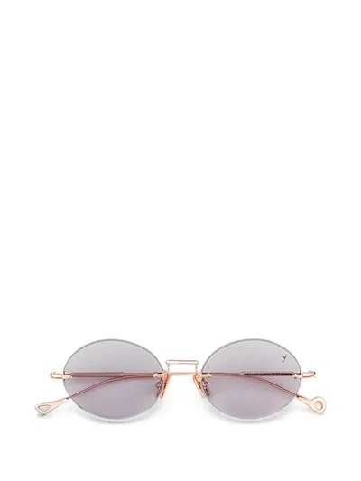 Eyepetizer Met Round-frame Sunglasses In Gold