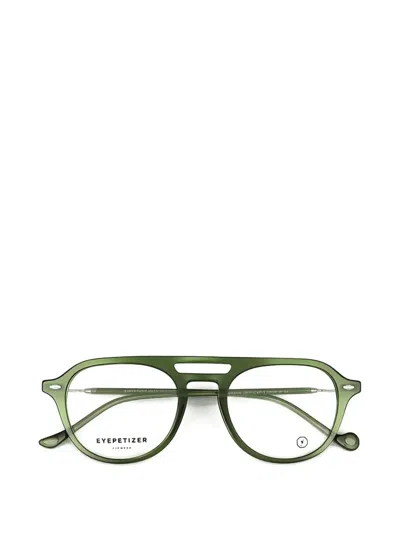 Eyepetizer Namsan Opt Round-frame Glasses In Green