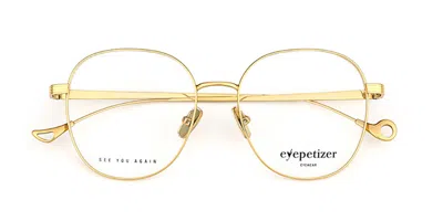 Eyepetizer Nelson Men's Glasses, Gold, Size 53