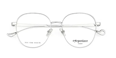 Eyepetizer Nelson Men's Glasses, Silver, Size 53