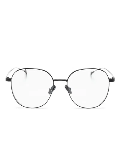 Eyepetizer Nelson Round-frame Glasses In Black