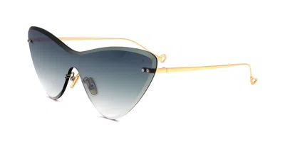 Eyepetizer Ocean C.4-25f Men's Sunglasses Gold Size 99